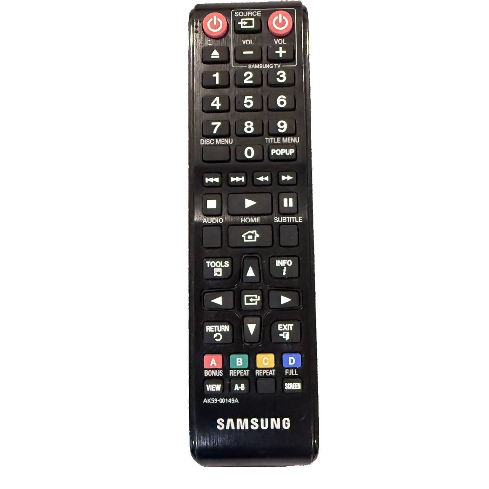 Samsung Remote Control AK59-00149A for BD-F5100 BD-H5100 Blu-Ray Player OEM